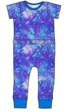 Load image into Gallery viewer, Neon Nebula Bennett Pants and Shorts Length T-Shirt Romper