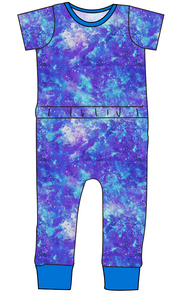 Neon Nebula Bennett Pants and Shorts Length T-Shirt Romper