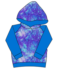 Neon Nebula Classic Hoodie (or Crewneck)