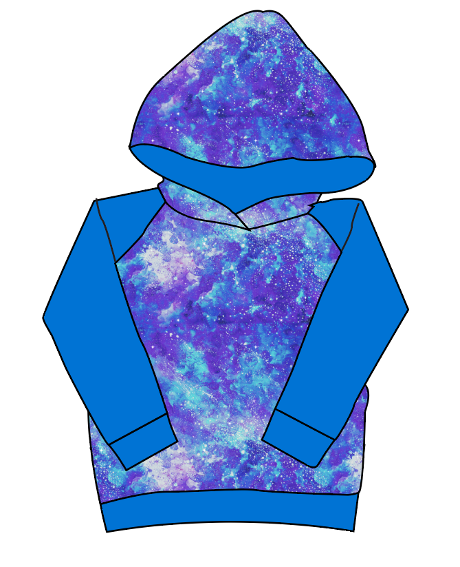 Neon Nebula Classic Hoodie (or Crewneck)