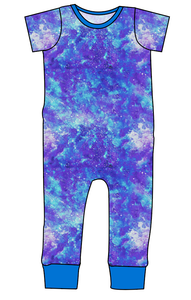 Neon Nebula Emmett Pants And Shorts T-Shirt Romper