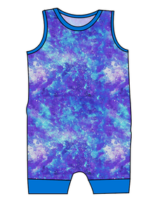 Neon Nebula Emmett Pants And Shorts T-Shirt Romper