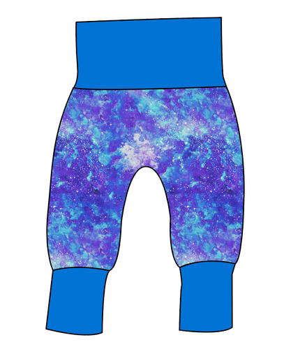 Neon Nebula Grow With Me Pants And Shorts