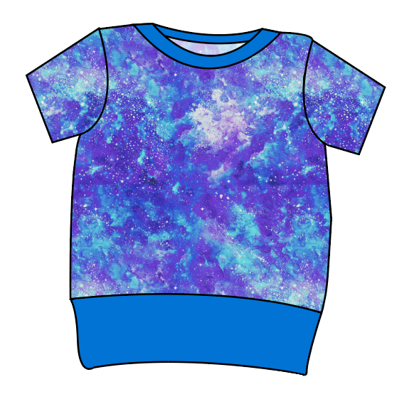 Neon Nebula Grow With Me Tee