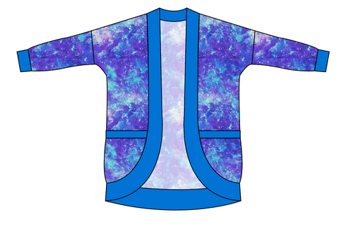 Neon Nebula Ladies' Cocoon Cardigan