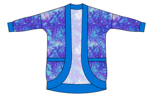 Neon Nebula Ladies' Cocoon Cardigan
