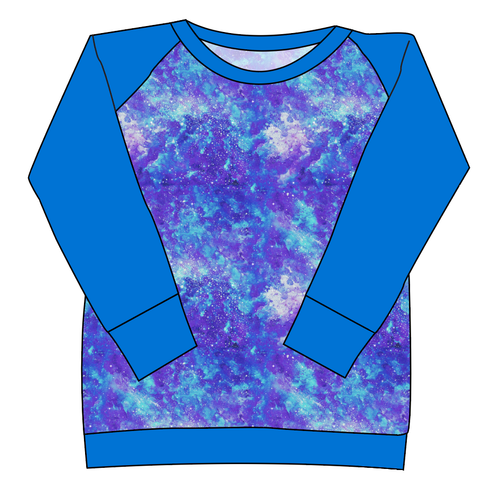 Neon Nebula Ladies' Classic Crewneck
