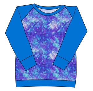 Neon Nebula Ladies' Classic Crewneck