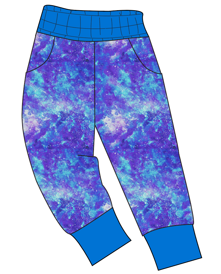 Neon Nebula Mens' Joggers and Jogger Shorts