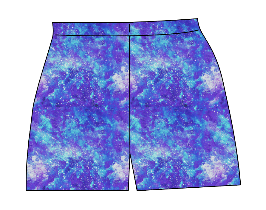 Neon Nebula Ladies' Lounge Shorts