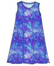 Load image into Gallery viewer, Neon Nebula Ladies&#39; Swing Dress