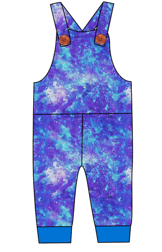 Neon Nebula Overalls and Shortalls