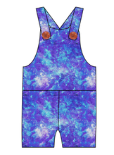 Load image into Gallery viewer, Neon Nebula Overalls and Shortalls