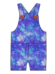 Neon Nebula Overalls and Shortalls