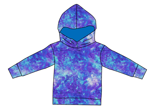Neon Nebula Oversized Hoodie