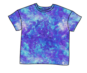 Neon Nebula Oversized Tee