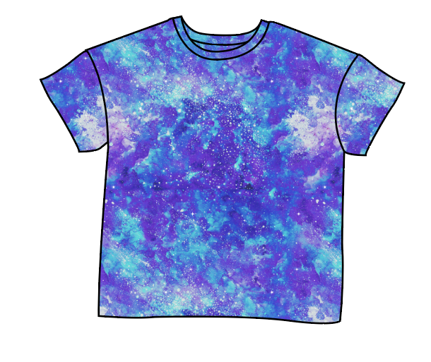 Neon Nebula Oversized Tee
