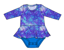 Load image into Gallery viewer, Neon Nebula Peplum Top