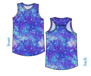Neon Nebula Summer Tank