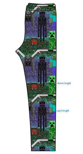 Night Blocks Basic Leggings