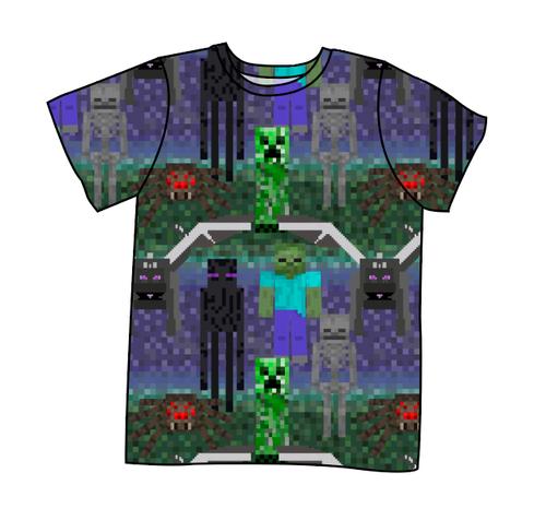 Night Blocks Basic Tee and Tank