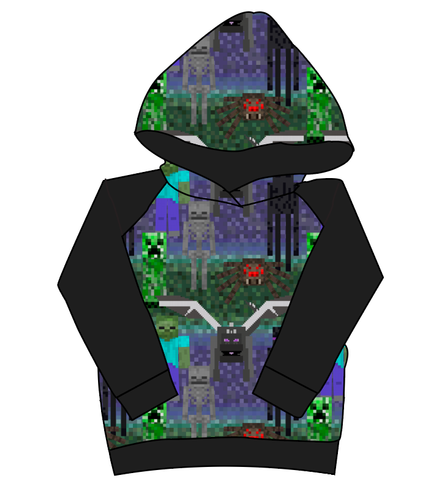 Night Blocks Classic Hoodie (or Crewneck)