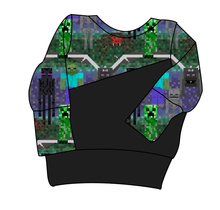 Load image into Gallery viewer, Night Blocks Grow With Me Hoodie (or Crewneck)