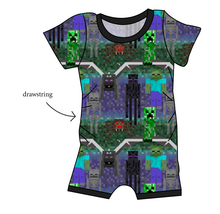Load image into Gallery viewer, Night Blocks Grow With Me Pants And Shorts Romper