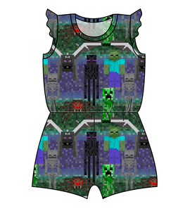 Night Blocks Ivy Summer Romper