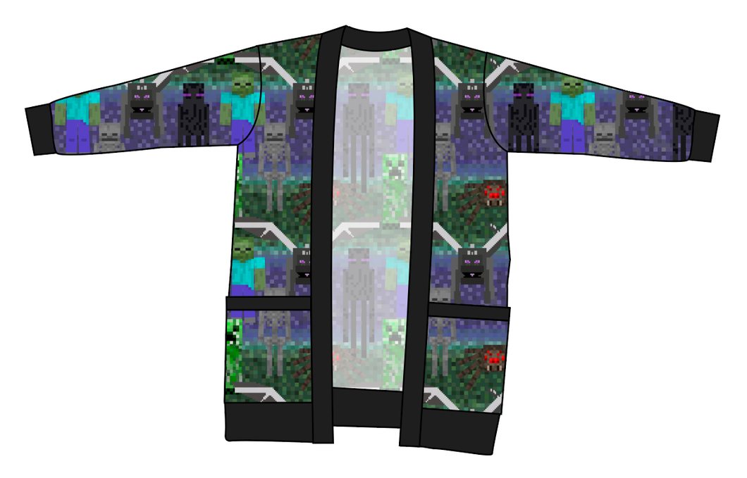 Night Blocks Kids Grandpa Cardigan