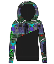 Load image into Gallery viewer, Night Blocks Ladies Hoodie