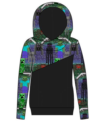 Night Blocks Ladies Hoodie