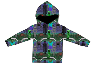 Night Blocks Ladies Oversized Hoodie