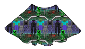 Night Blocks Ladies' Circle Skirt