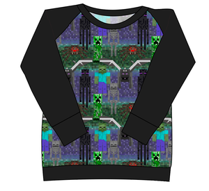 Night Blocks Ladies' Classic Crewneck