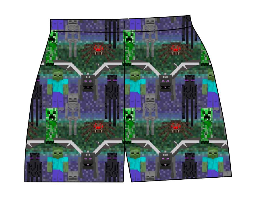 Night Blocks Ladies' Lounge Shorts