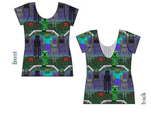 Load image into Gallery viewer, Night Blocks Ladies&#39; Low Back Ballerina Tee