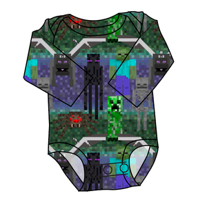 Night Blocks Lap Neck Bodysuit