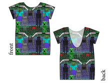 Load image into Gallery viewer, Night Blocks Low Back Ballerina Tee