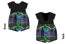 Load image into Gallery viewer, Night Blocks Low Back Romper and Bubble Romper