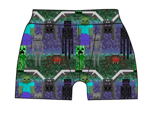 Night Blocks Mens' Boxer Briefs