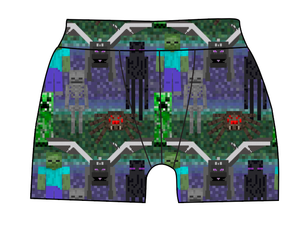 Night Blocks Mens' Boxer Briefs