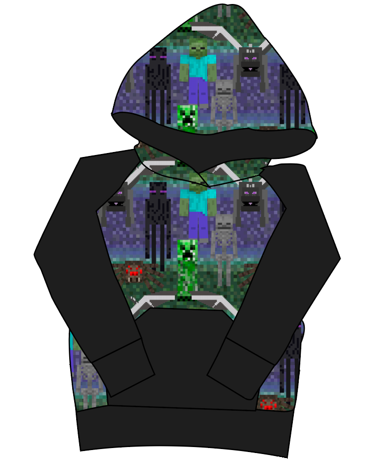 Night Blocks Mens' Hoodie