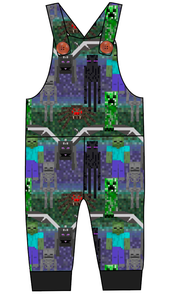 Night Blocks Overalls and Shortalls