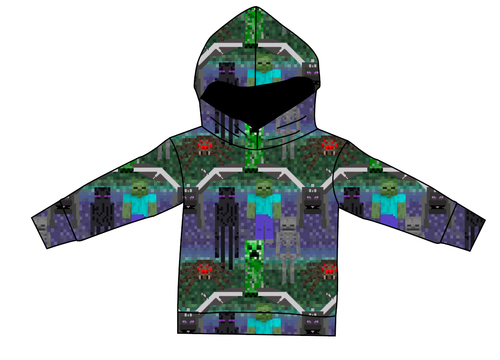 Night Blocks Oversized Hoodie