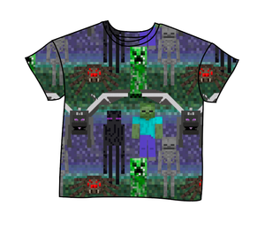 Night Blocks Oversized Tee