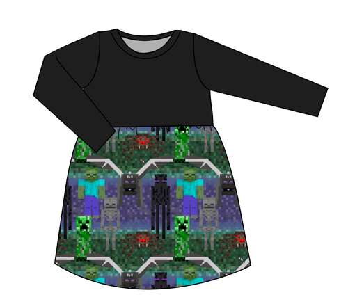 Night Blocks Play Dress