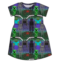 Load image into Gallery viewer, Night Blocks Play Dress