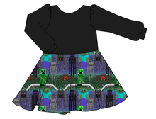 Load image into Gallery viewer, Night Blocks Prairie Dress