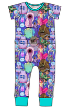 Load image into Gallery viewer, Alien Friends Bennett Pants and Shorts Length T-Shirt Romper